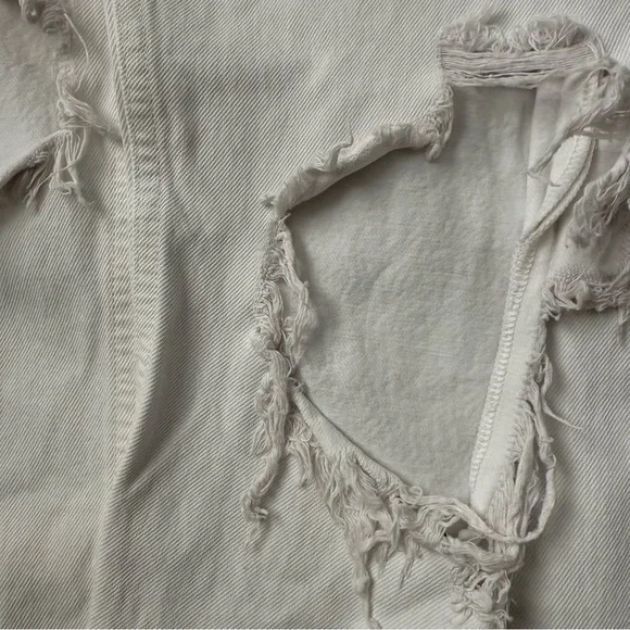 AGOLDE 90s Mid Rise Loose Fit in White Out Size 27